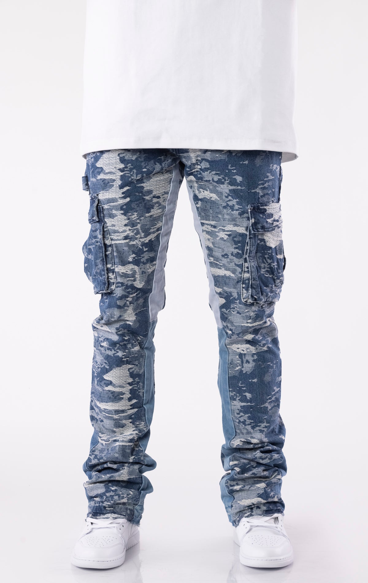Camo Stacked Jeans